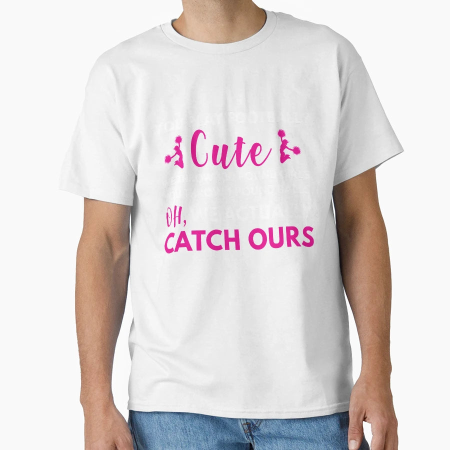 Cheerleaders We Throw 100 Pounds T-Shirt - Fun Novelty Design for Adults - T-Shirt, Sweatshirt, Hoodie