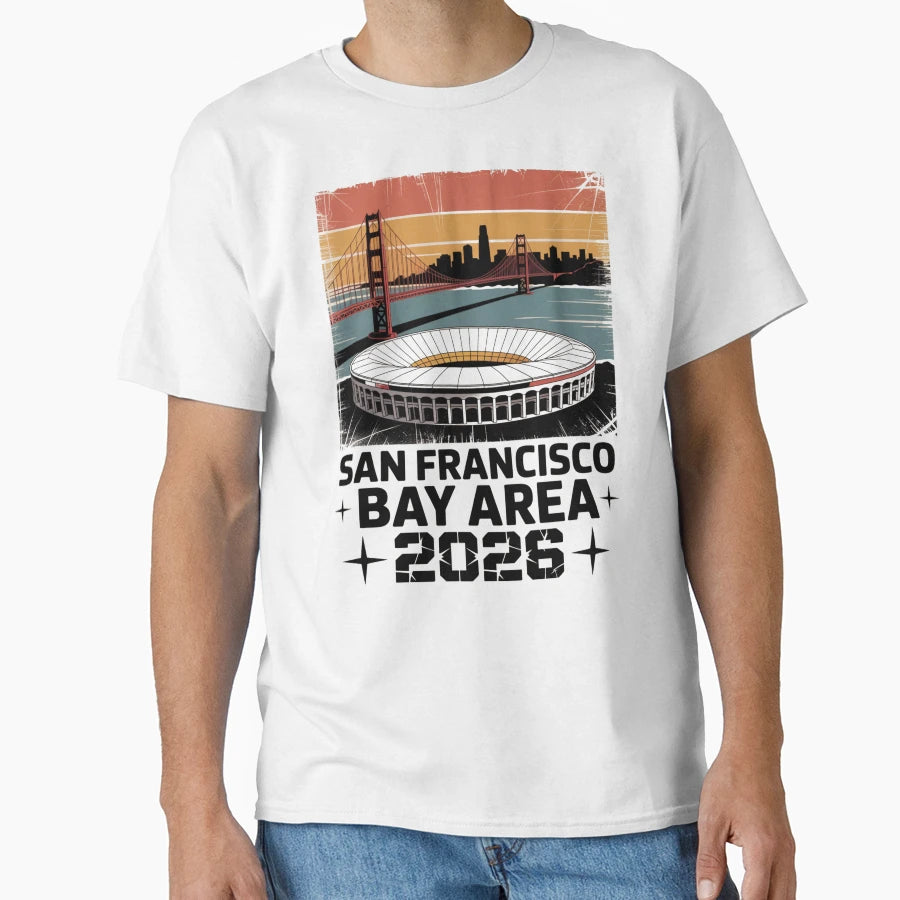 San Francisco Bay Area Golden Gate T-Shirt - Unique Graphic Men Women - T-Shirt, Sweatshirt, Hoodie