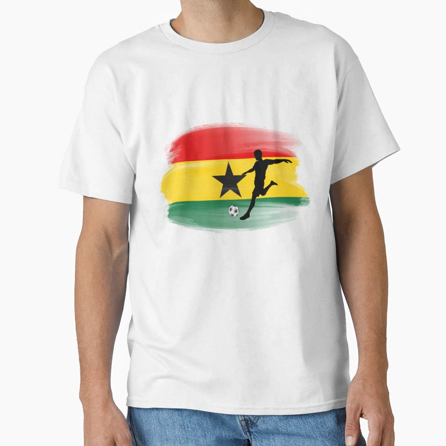 Black Star Football Fire T-Shirt - Unique Graphic Men Women - T-Shirt, Sweatshirt, Hoodie