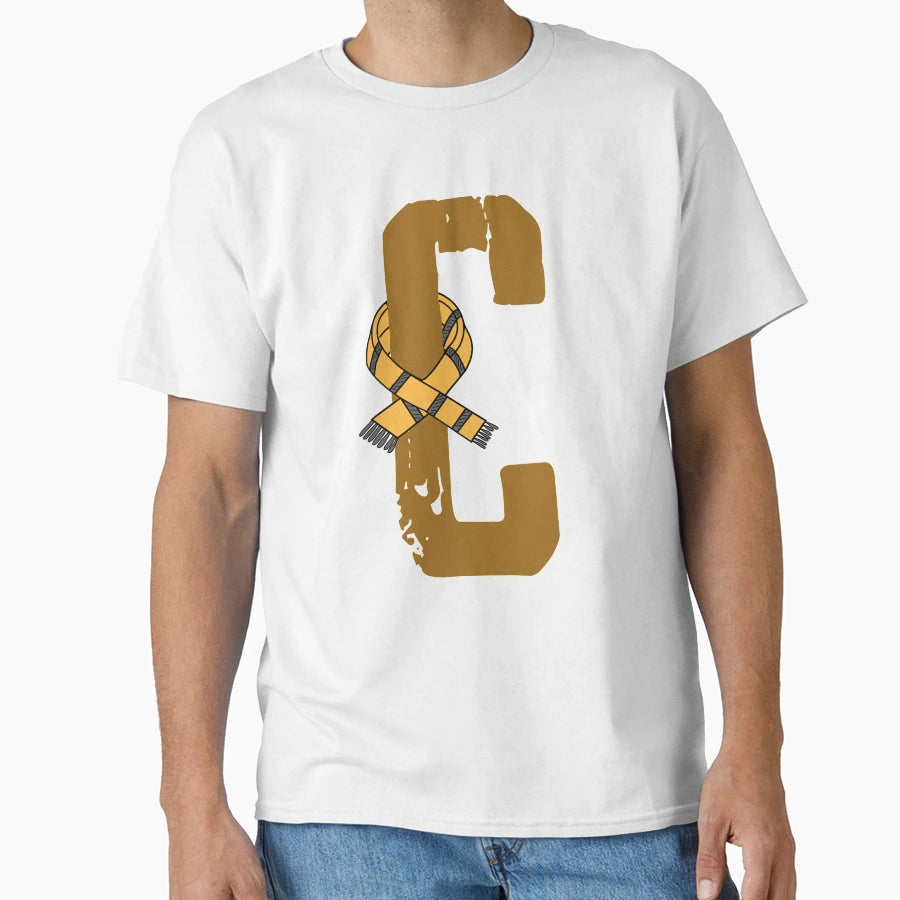 C Letter Magic School Team Badger T-Shirt - Fun Novelty Design Men Women - T-Shirt, Sweatshirt, Hoodie