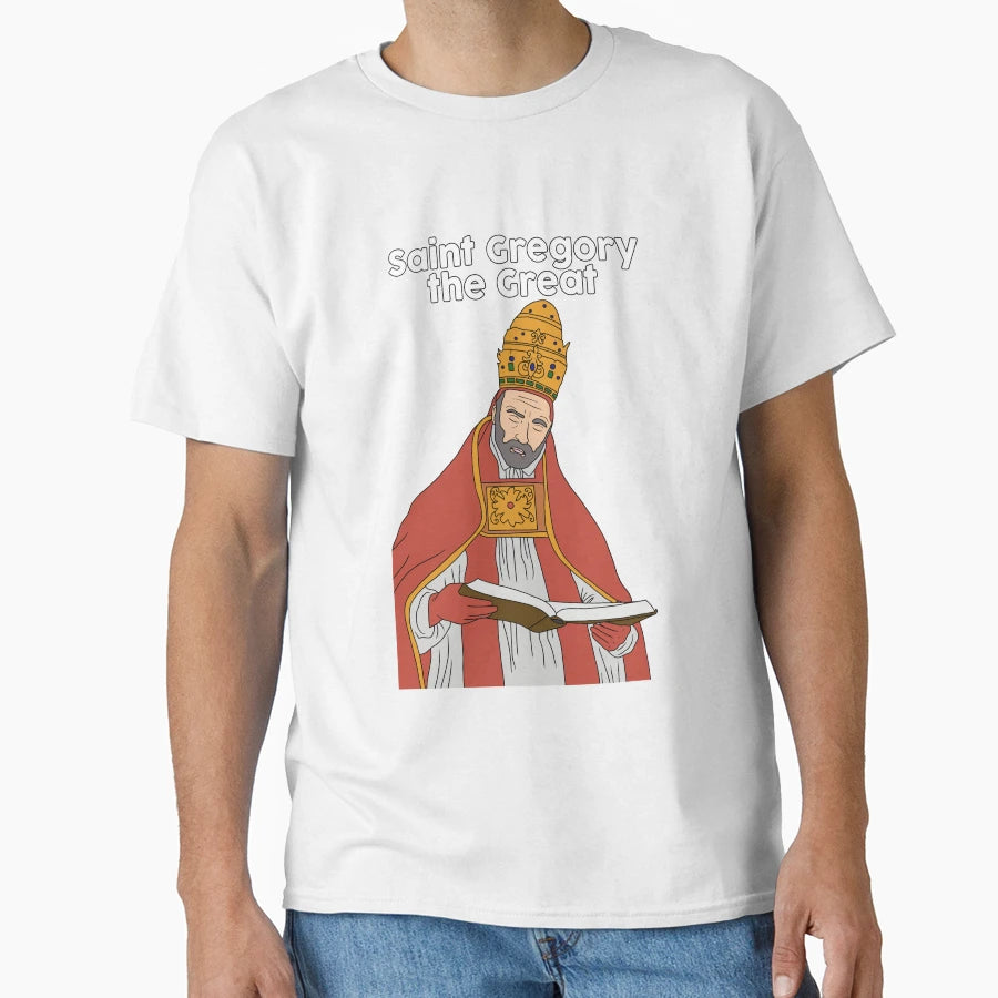 Saint Gregory Great T-Shirt - Trendy Graphic Men Women - T-Shirt, Sweatshirt, Hoodie