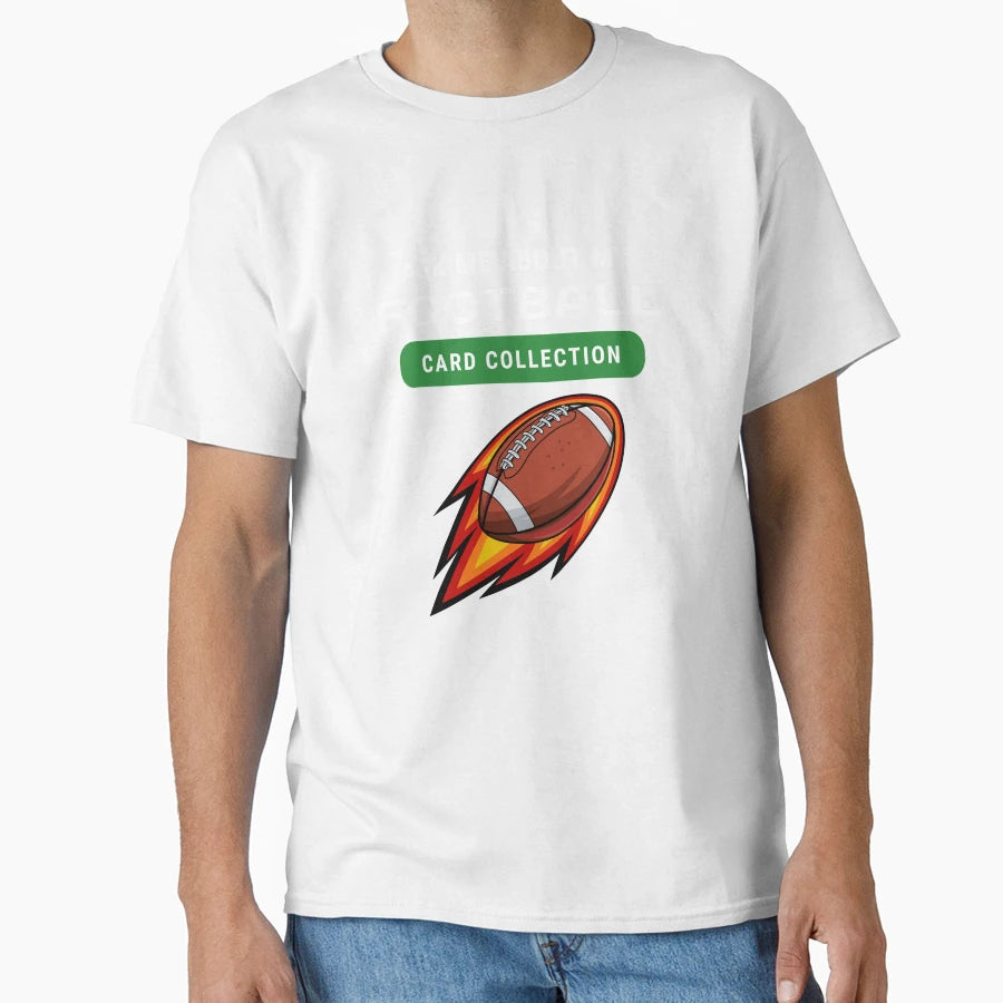 Football Card Collector T-Shirt - Aesthetic Graphic for Adults - T-Shirt, Sweatshirt, Hoodie