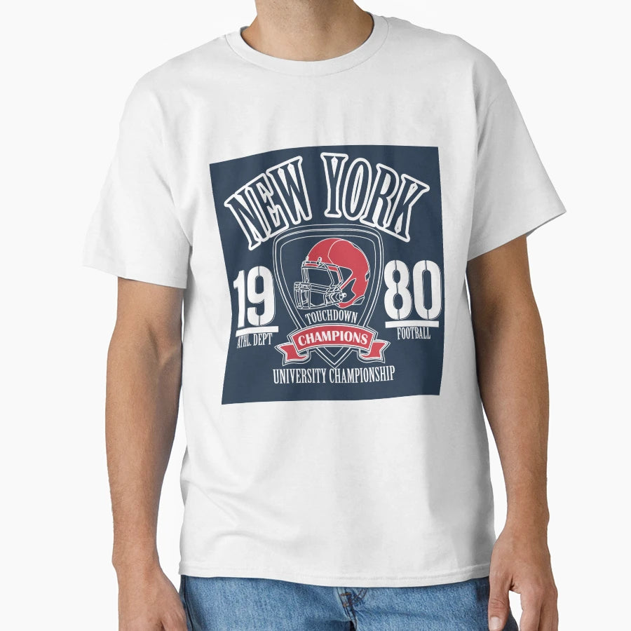 New York Touchdown T-Shirt - Trendy Graphic for Adults - T-Shirt, Sweatshirt, Hoodie
