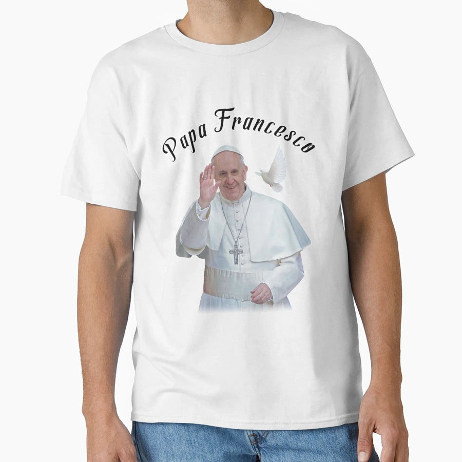 Pope De7D08 T-Shirt - Minimalist Print for Adults - T-Shirt, Sweatshirt, Hoodie
