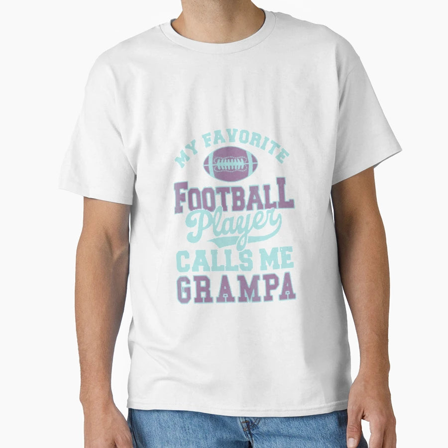 My Favorite Football Player Calls Me T-Shirt - Custom Art Print for Adults - T-Shirt, Sweatshirt, Hoodie