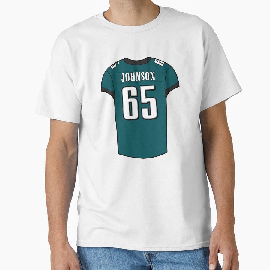 Lane Johnson Home Jersey T-Shirt - Streetwear Style Unisex - T-Shirt, Sweatshirt, Hoodie