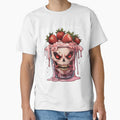 Strawberry Skull: Juicy Horror Illustration by - Adult & Kids T-Shirts, Sweatshirts & Hoodies apparel design preview 1