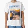 Rise and Grind by urbanteewiz - Adult & Kids T-Shirts, Sweatshirts & Hoodies apparel design preview 1