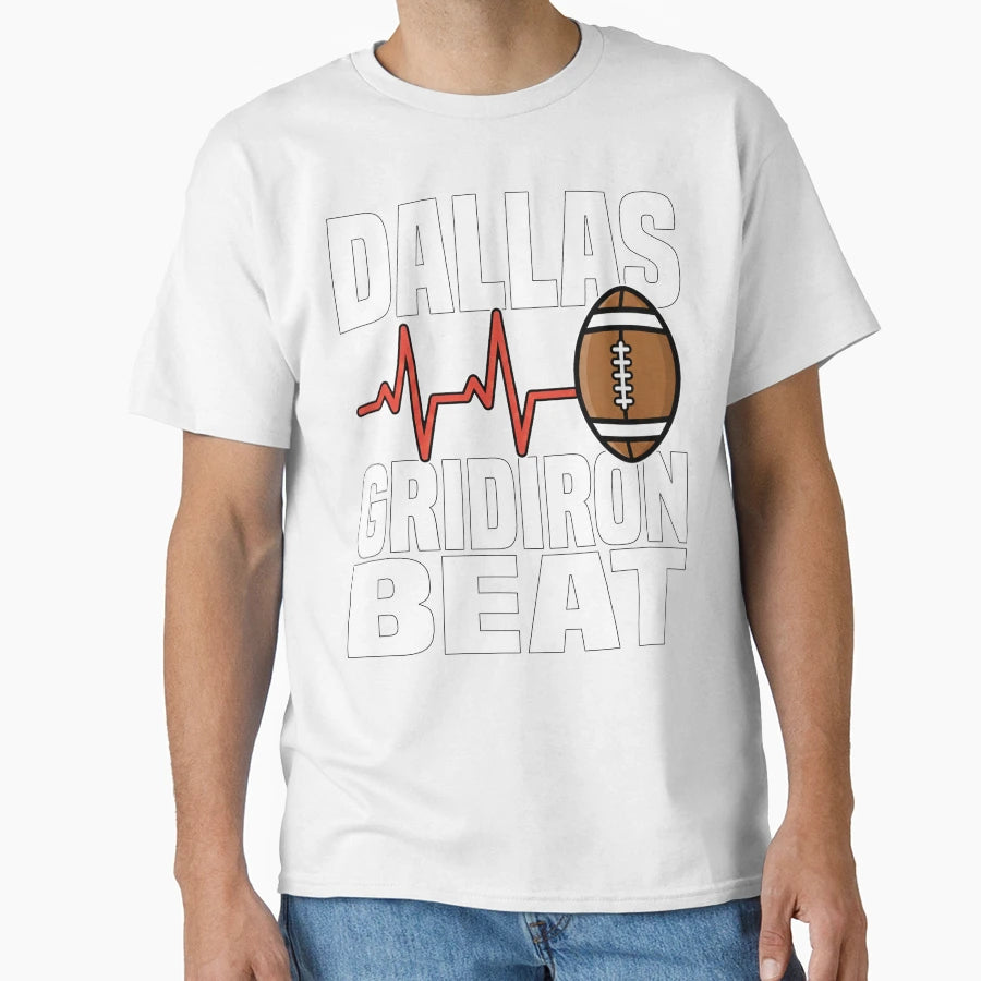 Dallas Gridiron Beat Texas Football T-Shirt - Aesthetic Graphic for Adults - T-Shirt, Sweatshirt, Hoodie