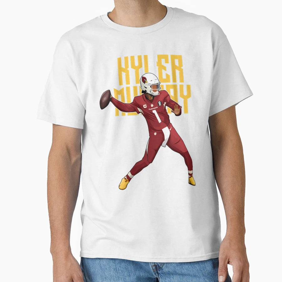 Kyler Murray Throw Passes 1 Bold T-Shirt - Casual Everyday Wear for Adults - T-Shirt, Sweatshirt, Hoodie