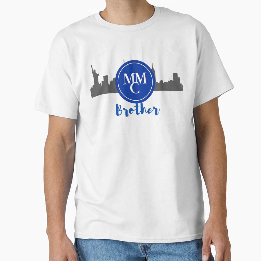Marymount Manhattan Brother Skyline T-Shirt - Unique Graphic Unisex - T-Shirt, Sweatshirt, Hoodie