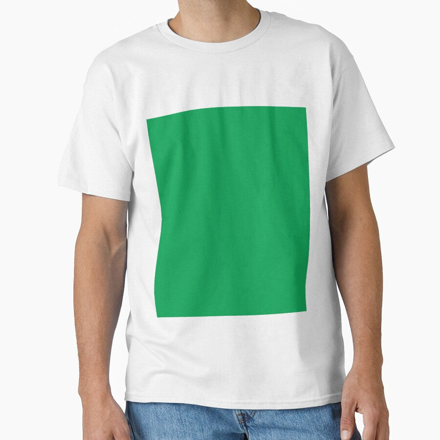 Plain Solid Color Green Vivid Medium 3 by mimihuang - Adult & Kids T-Shirts, Sweatshirts & Hoodies apparel design preview 1