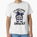 Im Just Here Snacks Football Gameday T-Shirt - Aesthetic Graphic Unisex - T-Shirt, Sweatshirt, Hoodie