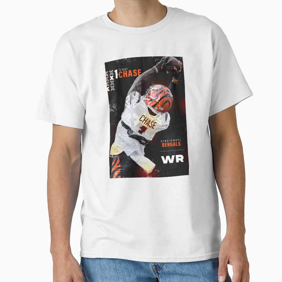 Jamarr Chase T-Shirt - Aesthetic Graphic for Adults - T-Shirt, Sweatshirt, Hoodie
