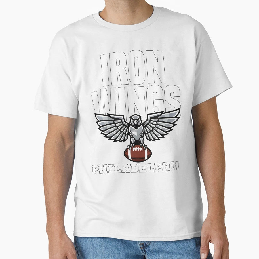 Philadelphia Iron Wings Philadelphia T-Shirt - Graphic Print Men Women - T-Shirt, Sweatshirt, Hoodie