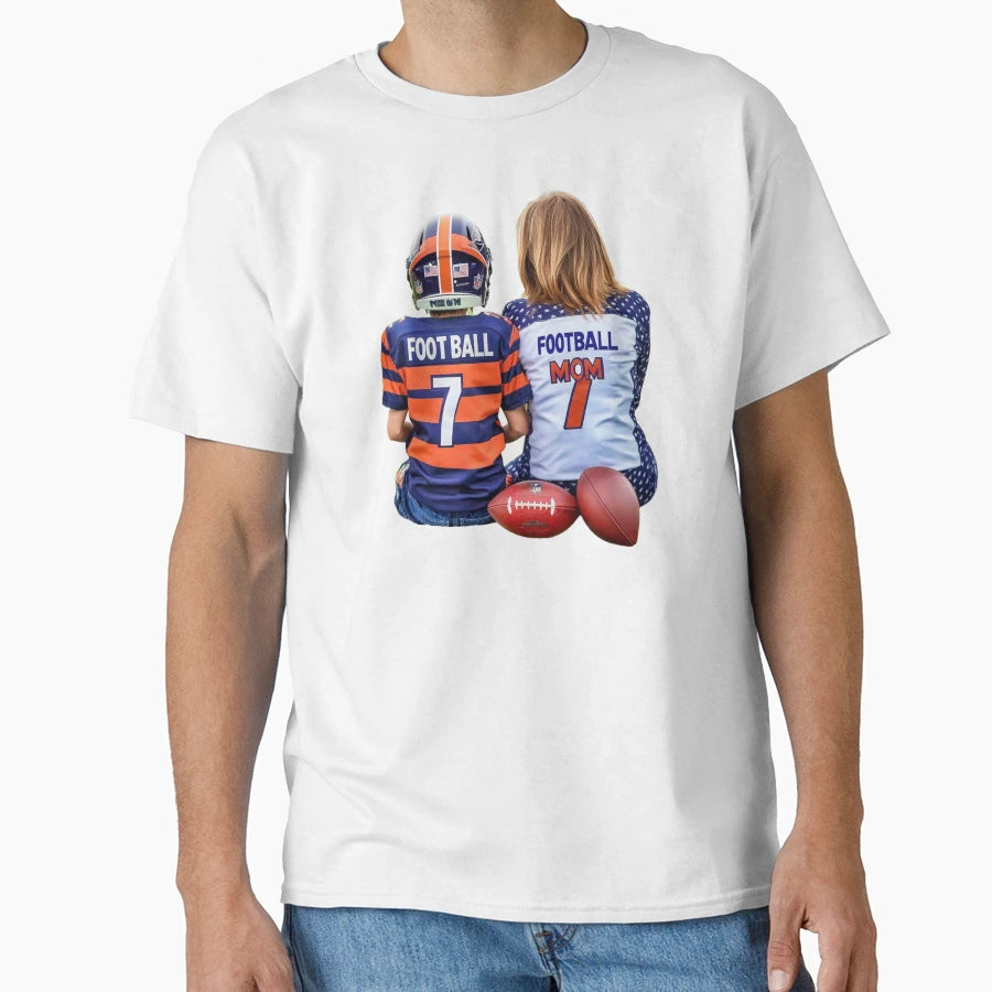 Football Mom T-Shirt - Fun Novelty Design for Adults - T-Shirt, Sweatshirt, Hoodie