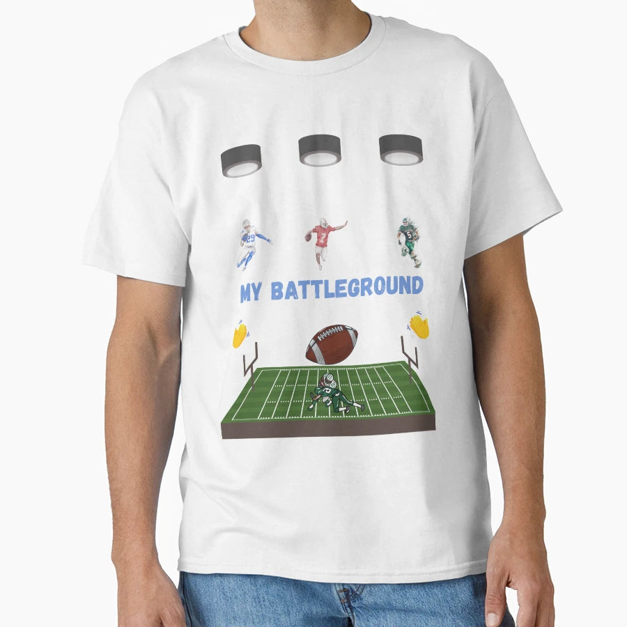 My Battleground Great Gifts American T-Shirt - Novelty Apparel for Adults - T-Shirt, Sweatshirt, Hoodie