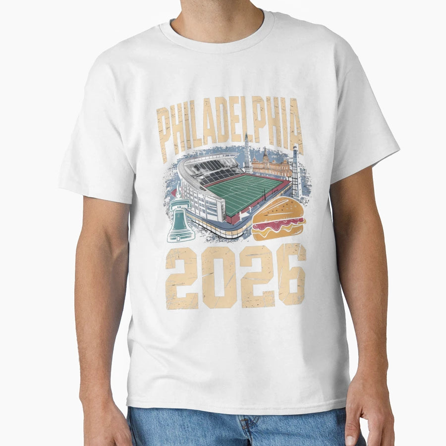 Philadelphia 2026 Liberty Bell T-Shirt - Custom Art Print Men Women - T-Shirt, Sweatshirt, Hoodie