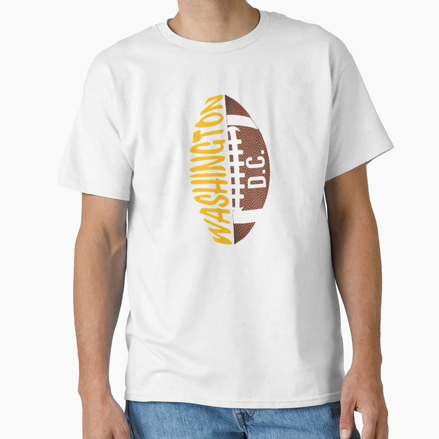Washington Football Dc Sports Team Gift T-Shirt - Trendy Graphic Unisex - T-Shirt, Sweatshirt, Hoodie