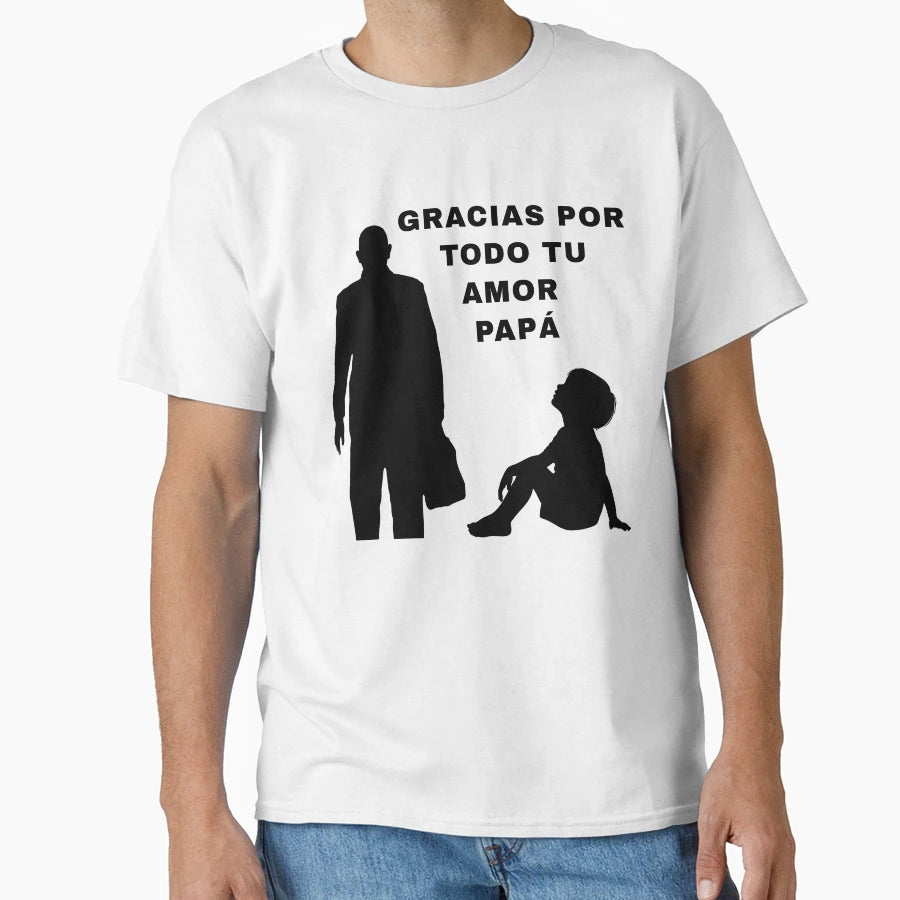 Gracias Por Tu Amor Pap T-Shirt - Minimalist Print for Adults - T-Shirt, Sweatshirt, Hoodie