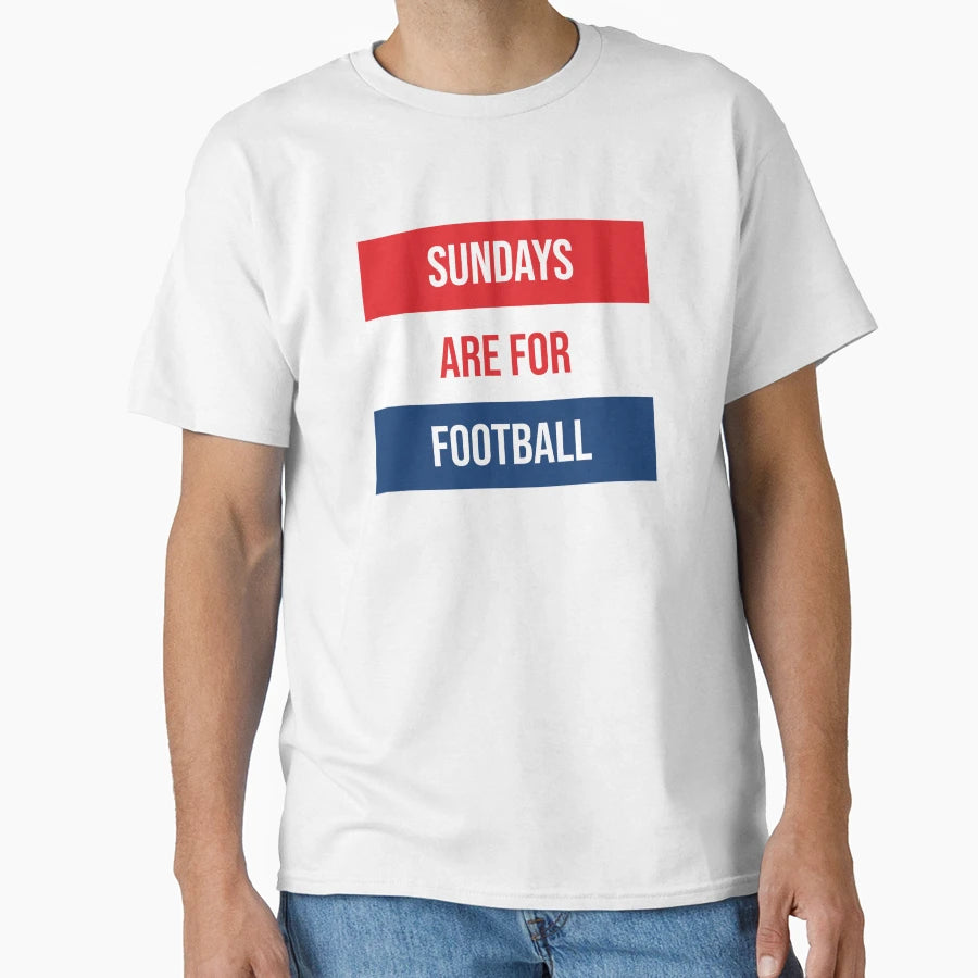 Sundays Are Football T-Shirt - Novelty Apparel Men Women - T-Shirt, Sweatshirt, Hoodie