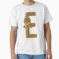 E Letter Magic School Team Badger T-Shirt - Fun Novelty Design Unisex - T-Shirt, Sweatshirt, Hoodie