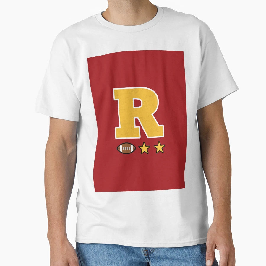 Moxie Patrick Schwarzenegger Letterman T-Shirt - Custom Art Print Unisex - T-Shirt, Sweatshirt, Hoodie