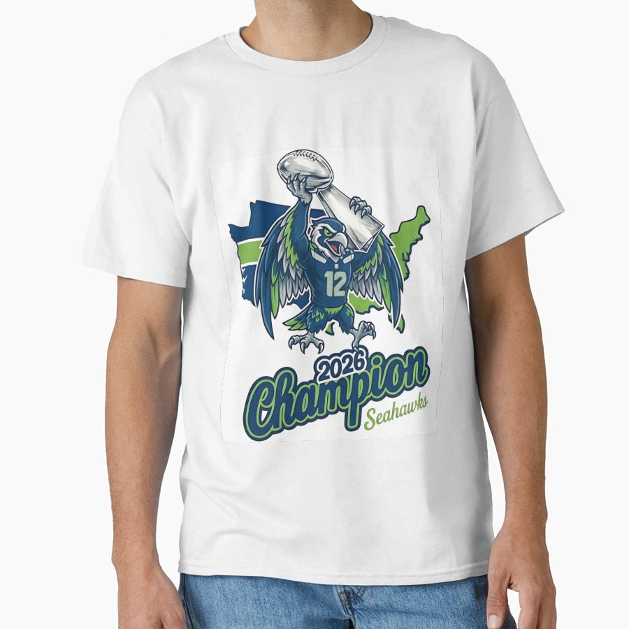 Champions Du Super Bowl Lx Des T-Shirt - Fun Novelty Design Unisex - T-Shirt, Sweatshirt, Hoodie