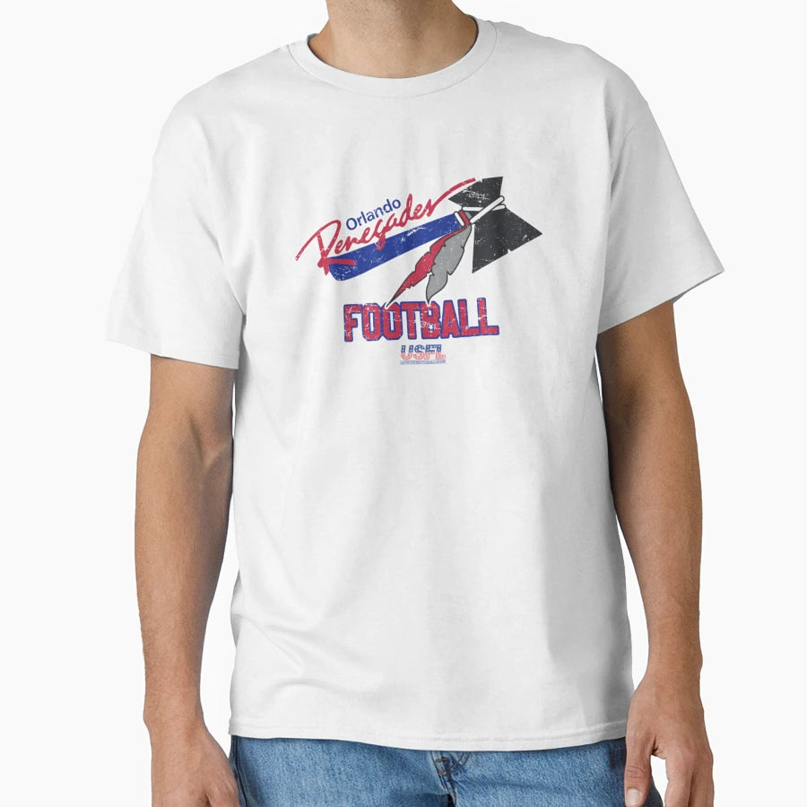Distressed Orlando Renegades Football T-Shirt - Aesthetic Graphic Men Women - T-Shirt, Sweatshirt, Hoodie