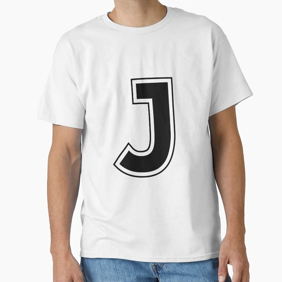 Letter J T-Shirt - Streetwear Style Unisex - T-Shirt, Sweatshirt, Hoodie