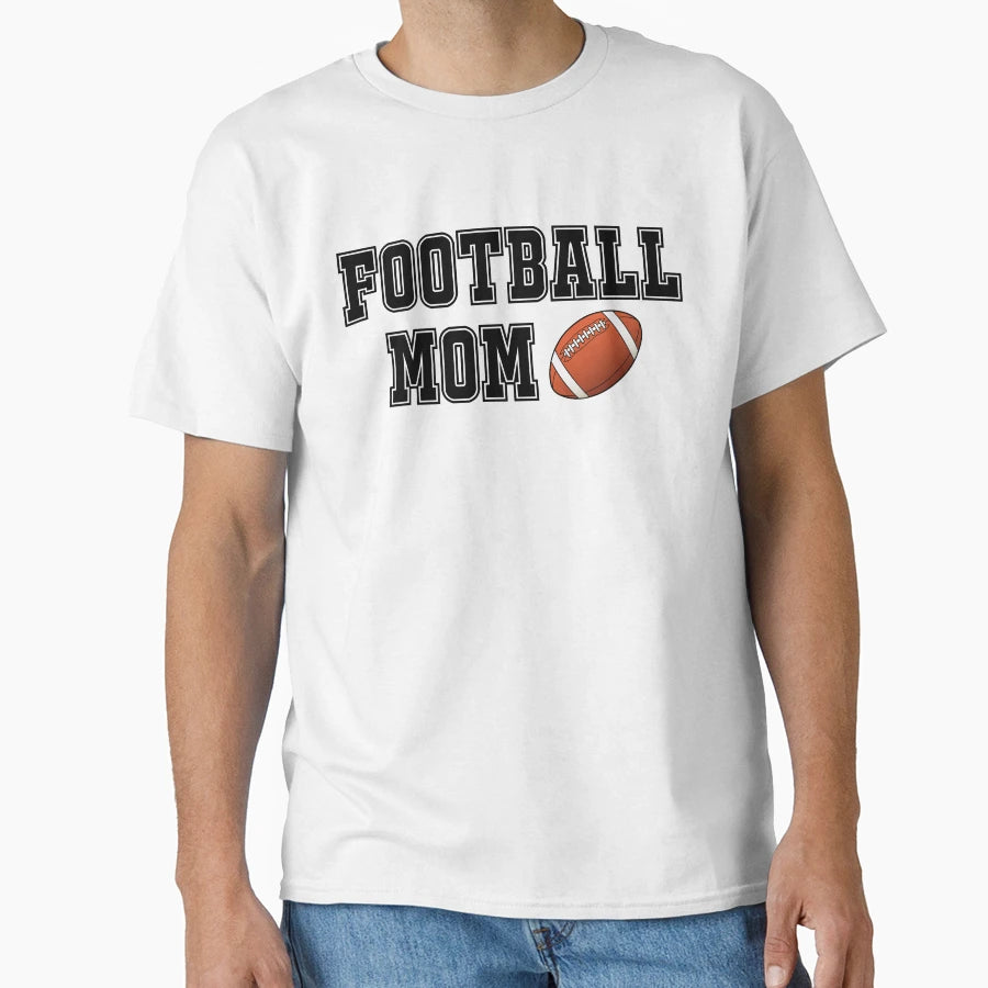 Football Mom T-Shirt - Aesthetic Graphic Unisex - T-Shirt, Sweatshirt, Hoodie