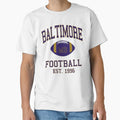 Baltimore Football T-Shirt - Graphic Print Unisex - T-Shirt, Sweatshirt, Hoodie