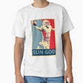 Amon Ra St Brown Lions Sun God Campaign T-Shirt - Custom Art Print Unisex - T-Shirt, Sweatshirt, Hoodie