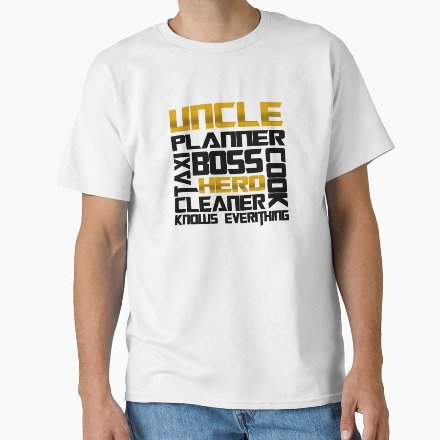 Best Uncle My Hero T-Shirt - Streetwear Style Unisex - T-Shirt, Sweatshirt, Hoodie
