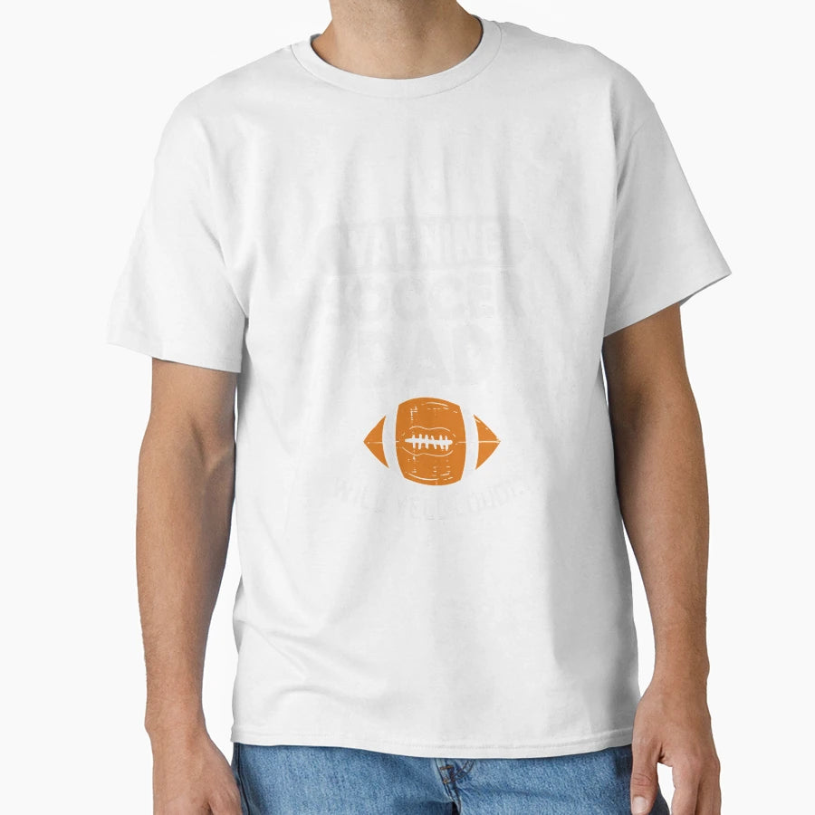 Warning Soccer Dad American Football T-Shirt - Trendy Graphic for Adults - T-Shirt, Sweatshirt, Hoodie