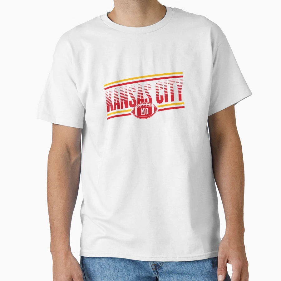 Kansas City Kc Football Missouri T-Shirt - Casual Everyday Wear for Adults - T-Shirt, Sweatshirt, Hoodie