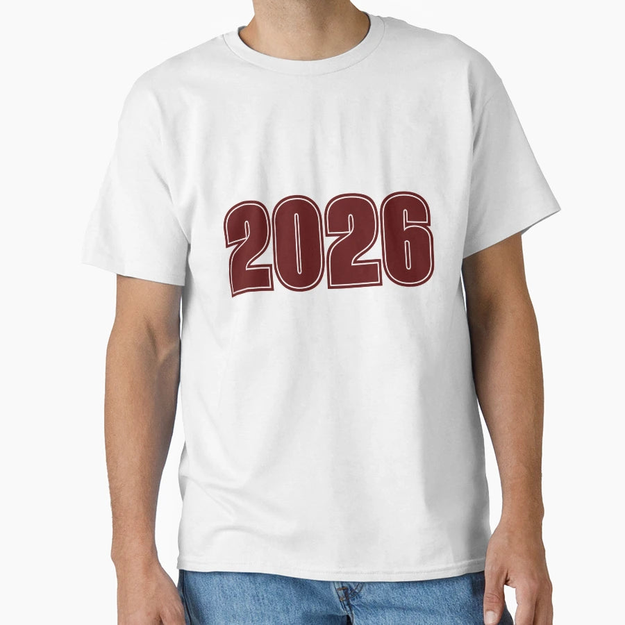 2026 Year 2026 Hello 2026 T-Shirt - Minimalist Print Unisex - T-Shirt, Sweatshirt, Hoodie