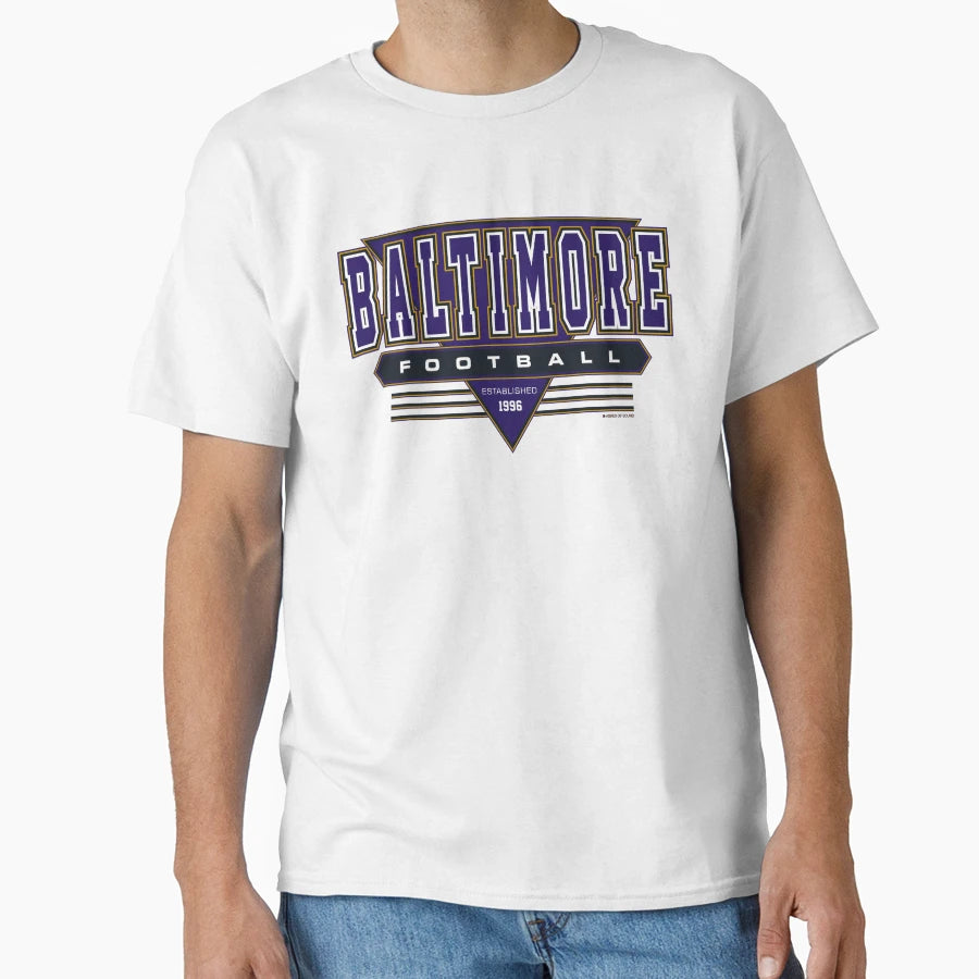 Baltimore Football Ravens Inspired T-Shirt - Aesthetic Graphic for Adults - T-Shirt, Sweatshirt, Hoodie
