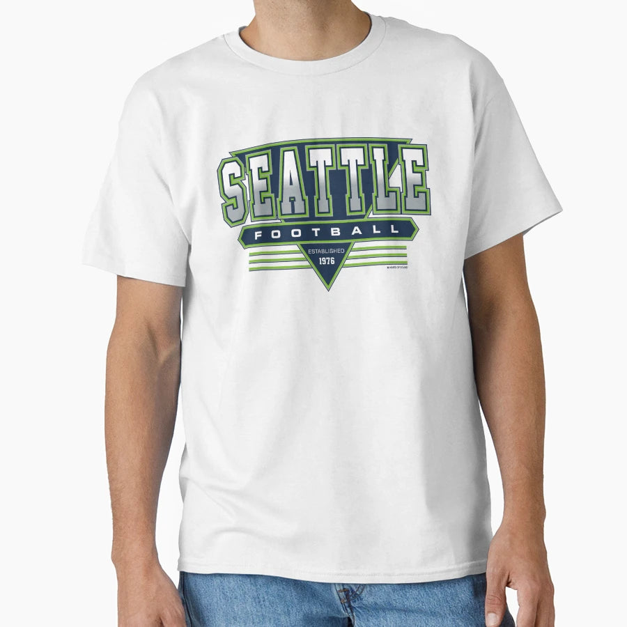 Seattle Football Seahawks Inspired 90S T-Shirt - Novelty Apparel Men Women - T-Shirt, Sweatshirt, Hoodie