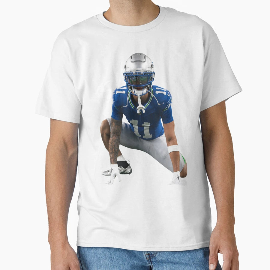 Jaxon Smith Njigba Seattle Seahawks T-Shirt - Custom Art Print Men Women - T-Shirt, Sweatshirt, Hoodie