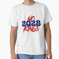 2028 No Kings Anti Establishment Grunge T-Shirt - Unique Graphic Unisex - T-Shirt, Sweatshirt, Hoodie