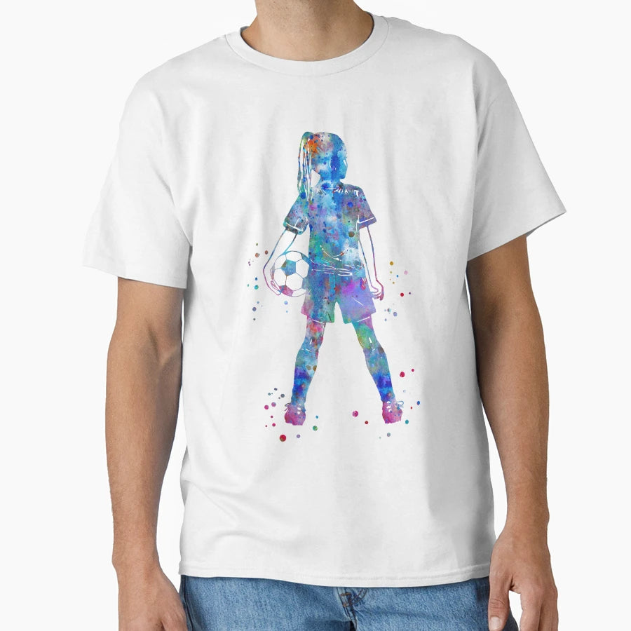 Soccer Player T-Shirt - Minimalist Print for Adults - T-Shirt, Sweatshirt, Hoodie