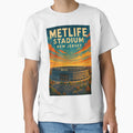 Metlife Stadium From Parking View T-Shirt - Minimalist Print Men Women - T-Shirt, Sweatshirt, Hoodie