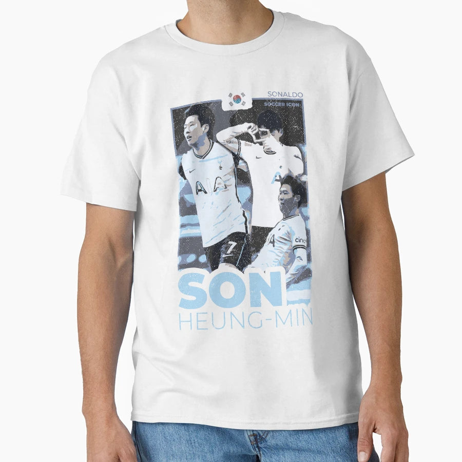 Son Street Art Soccer Icons T-Shirt - Fun Novelty Design Men Women - T-Shirt, Sweatshirt, Hoodie