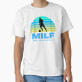 Milf Football T-Shirt - Casual Everyday Wear Men Women - T-Shirt, Sweatshirt, Hoodie