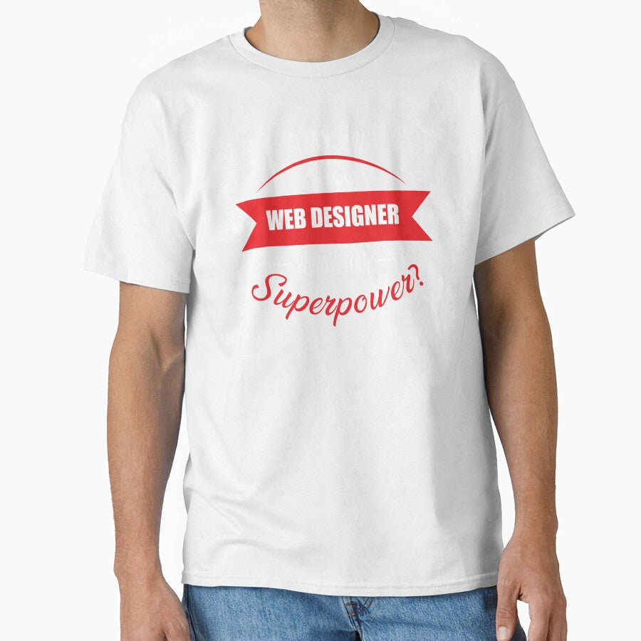 I'm the coolest Web designer, what's your superpower? - Adult & Kids T-Shirts, Sweatshirts & Hoodies apparel design preview 1