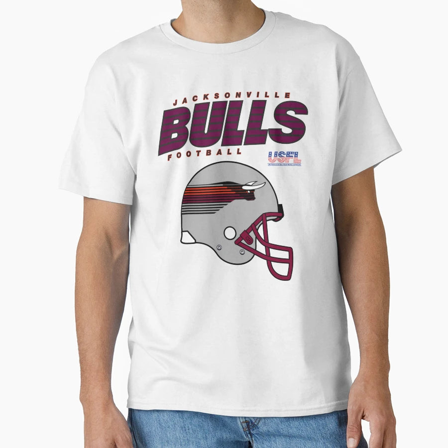 Jacksonville Bulls Helmet T-Shirt - Casual Everyday Wear for Adults - T-Shirt, Sweatshirt, Hoodie