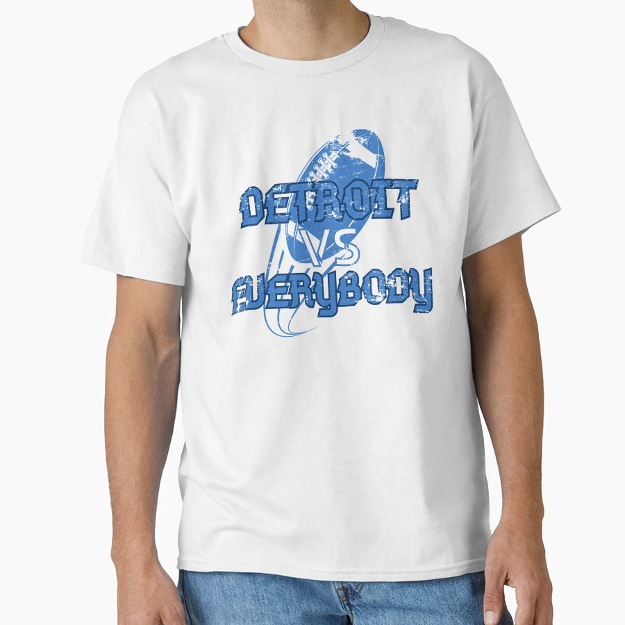 Detroit Vs Everybody T-Shirt - Custom Art Print Men Women - T-Shirt, Sweatshirt, Hoodie