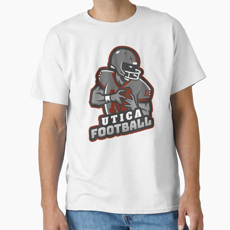 Utica Football T-Shirt - Casual Everyday Wear Unisex - T-Shirt, Sweatshirt, Hoodie