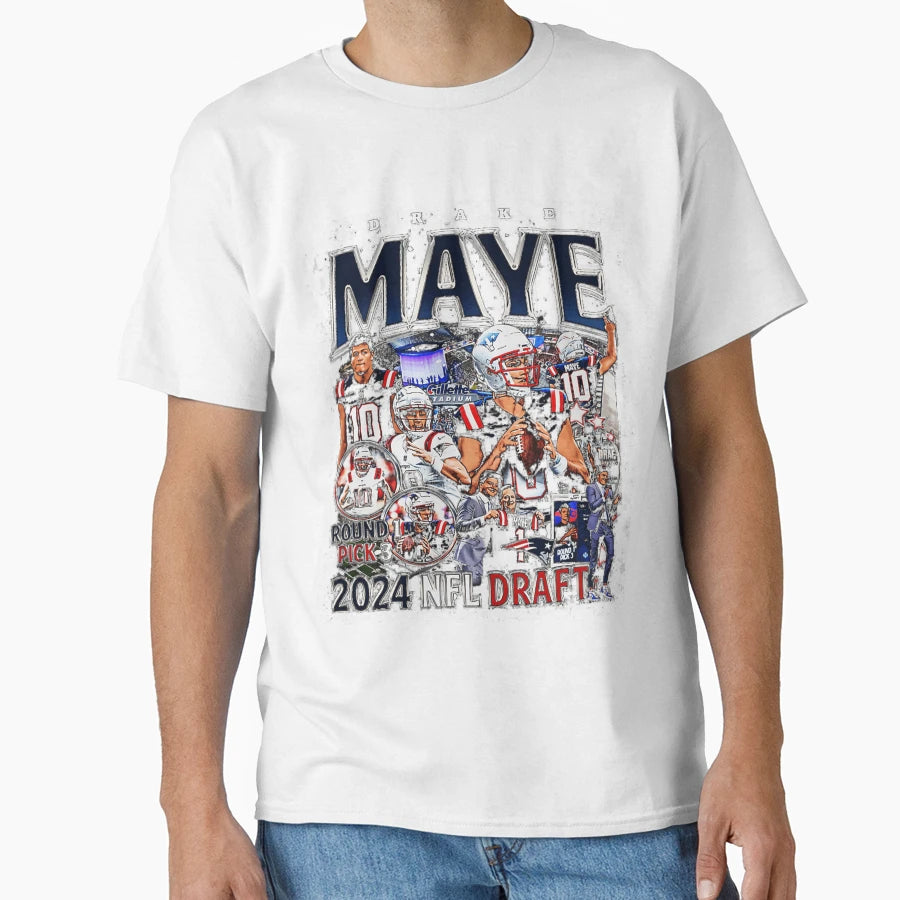 Drake Maye Bootleg T-Shirt - Fun Novelty Design Men Women - T-Shirt, Sweatshirt, Hoodie